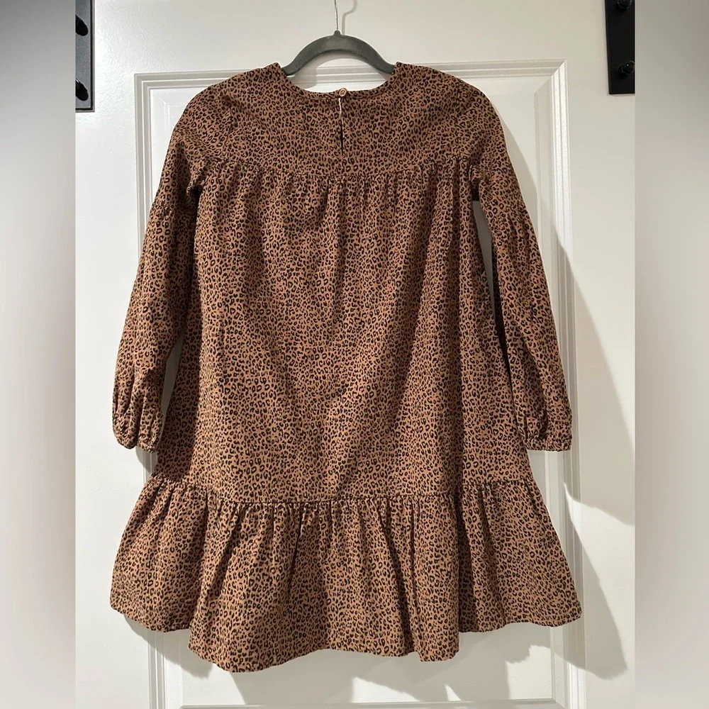 NWT GAP kids leopard corduroy dress, 10